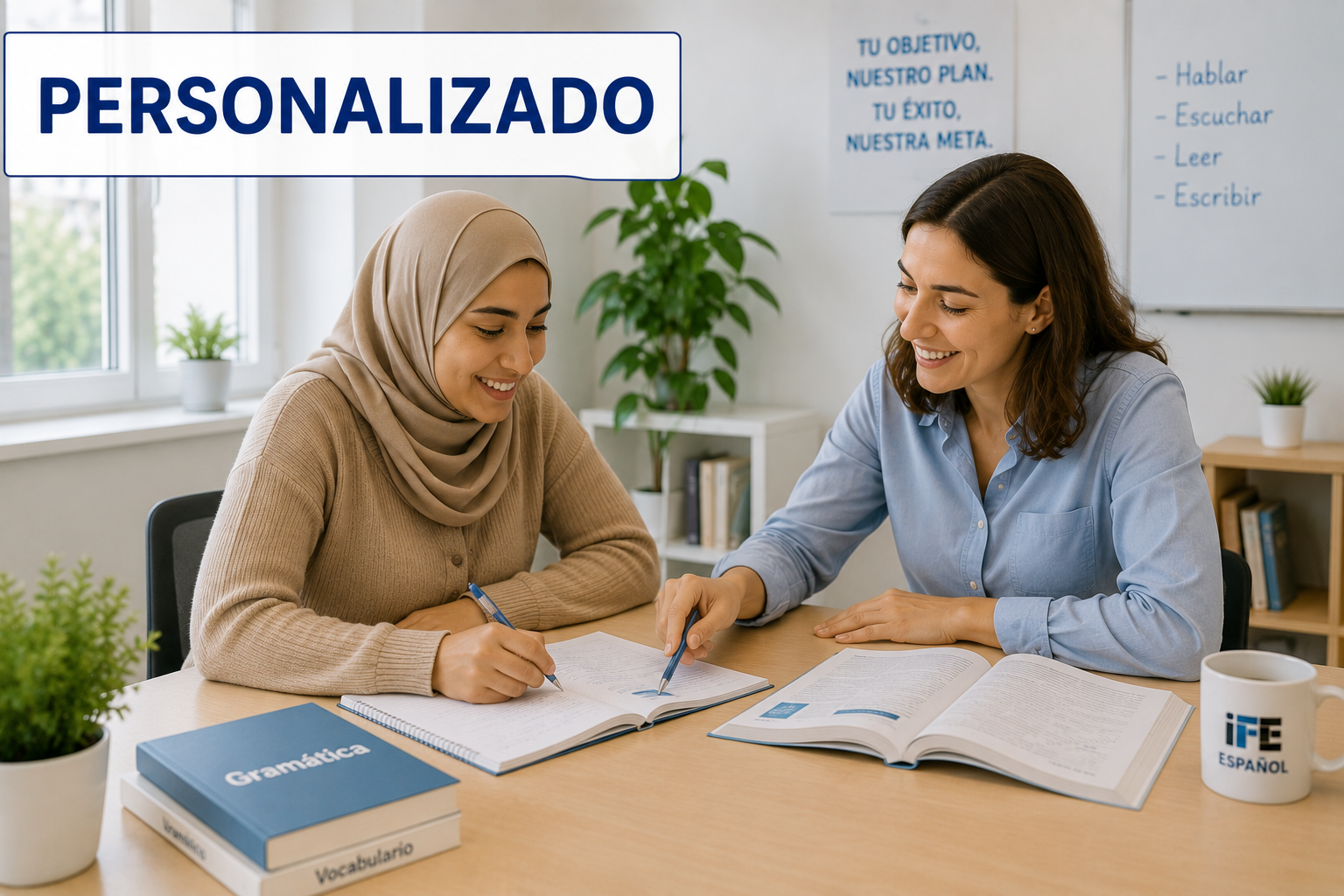 Estudiantes de español en curso A1